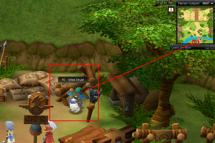 Fernon Outpost druid location